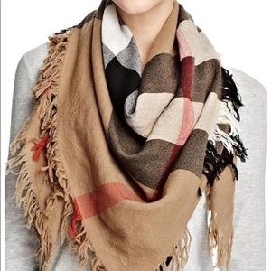 Burberry House Check Colour Wool Square/Scarf